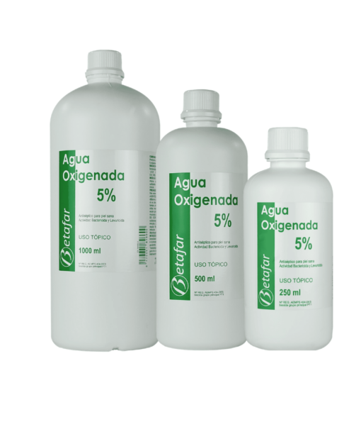 Agua Oxigenada para heridas