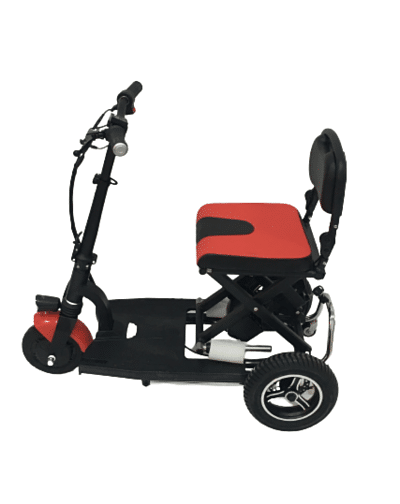 FOLDING 300W Scooter eléctrico plegable tres ruedas de movilidad reducida