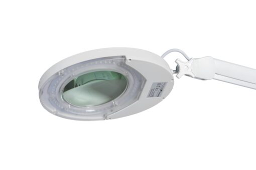Lámpara lupa LED con lente circular de aumento