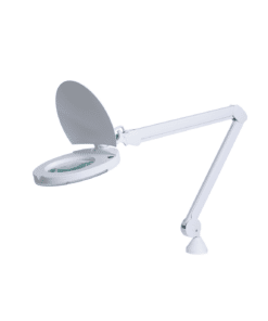 Lámpara lupa LED con lente circular de aumento