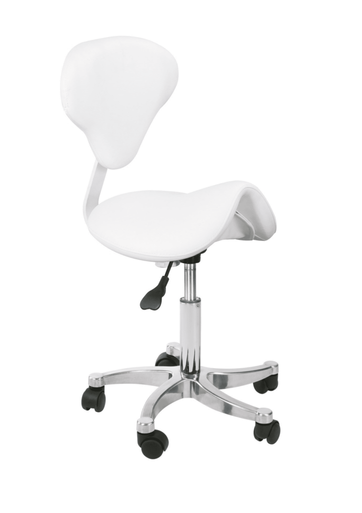 Taburete Ergonómico De Sillín Physa York Gris Oscuro - Silla De Montar Para Oficina O Casa