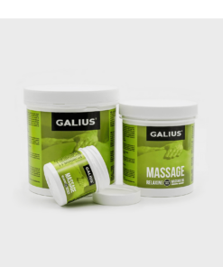GALIUS aceite relajante sólido de masaje con ligero aroma mentolado (500ml o 1lt)