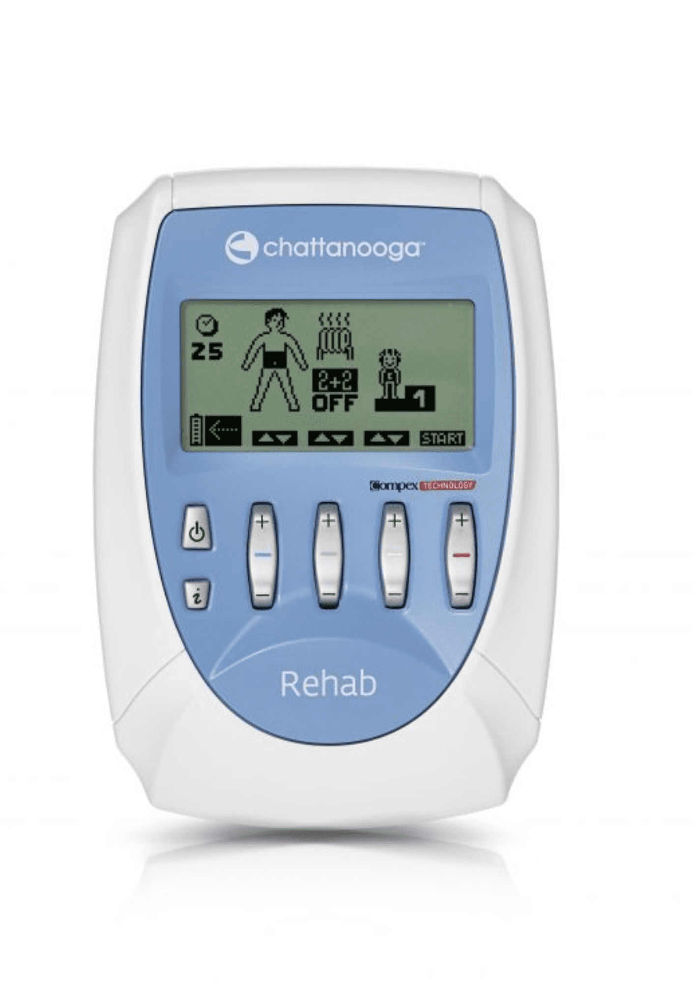 REHAB: Electroestimulador de 4 canales para tratar dolores