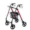 Rollator de aluminio con asiento, ruedas y altura regulable