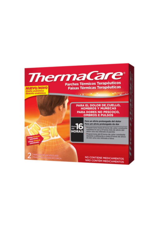 THERMACARE parches térmicos de calor sin medicamentos. hasta 8 horas de calor