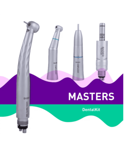 MASTERS Kit para estudiantes DENTAL (turbina, micromotor y contra ángulo)