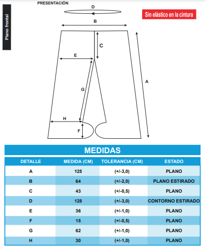 PANTALON DE PRESOTERAPIA PLASTIFICADO