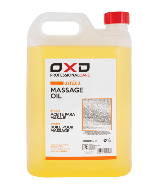 Aceite para masaje con árnica OXD de 5000 ml + dispensador