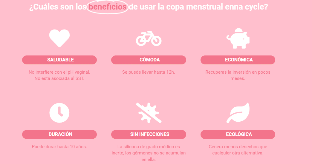 BENEFÍCIOS DO COPO MENSTRUAL