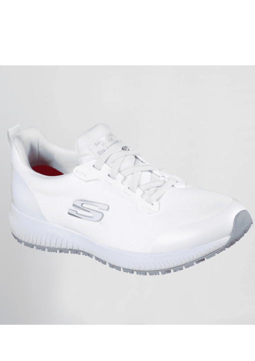 SQUAD SR SKECHERS zapatillas deportivas con cordones, antideslizante de mujer (plantilla memory foam)