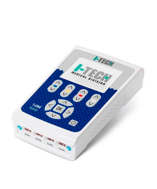 T-ONE REHAB electroestimulador de 4 canales con programas predeterminados