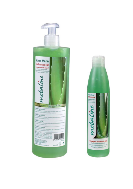 Gel corporal 100% aloe vera MEBALINE (330ml o 800ml)