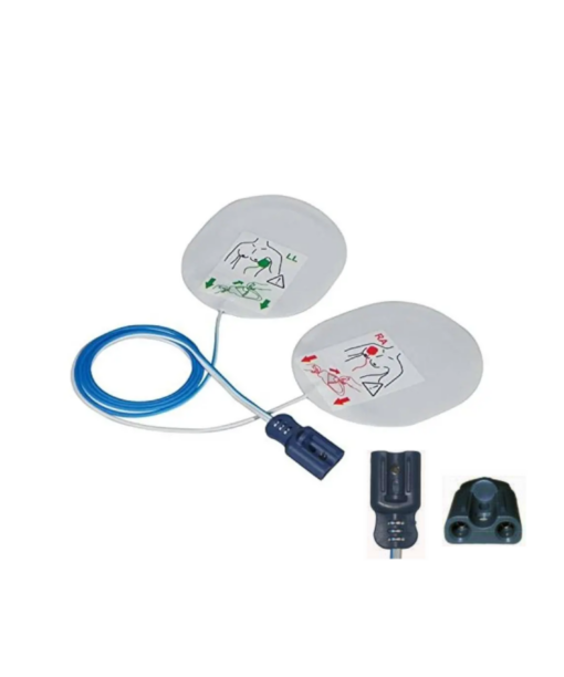 Electrodos para desfibrilador con cable (ADULTO 25kg) LESSA DEFI-PAD (compatible Philips Laerdal Medical. Agilent Philips)