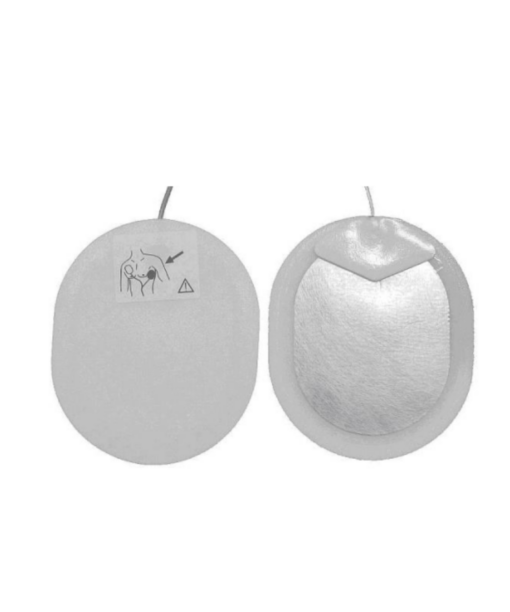 ElectrodosParches de desfibrilación con cable (para adultos 25 kg) LESSA DEFI-PAD (compatible Zoll Medical & M&B)