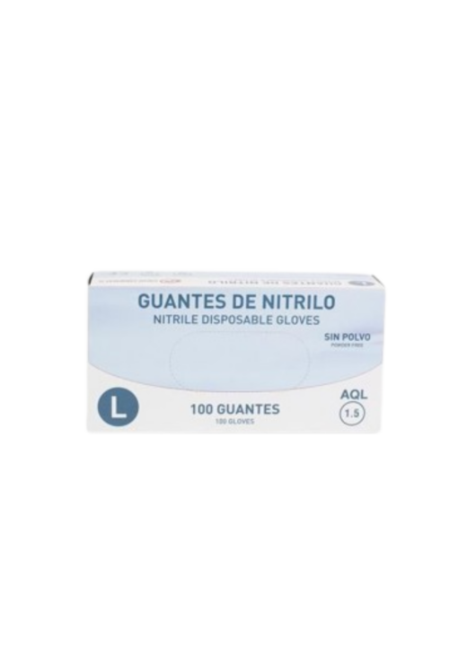 Guantes de nitrilo C+I SIN POLVO (100 unidades) (Texturado en dedos)
