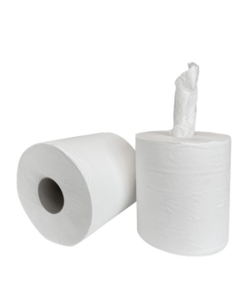 Papel secamanos CHEMI 2 capas, celulosa virgen laminada (192mm x 120mts) (6 rollos)