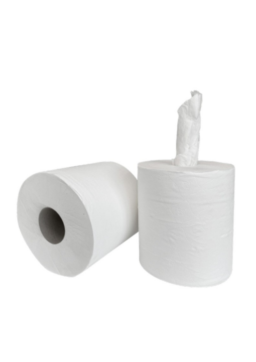 Papel secamanos CHEMI 2 capas, celulosa virgen laminada (192mm x 120mts) (6 rollos)