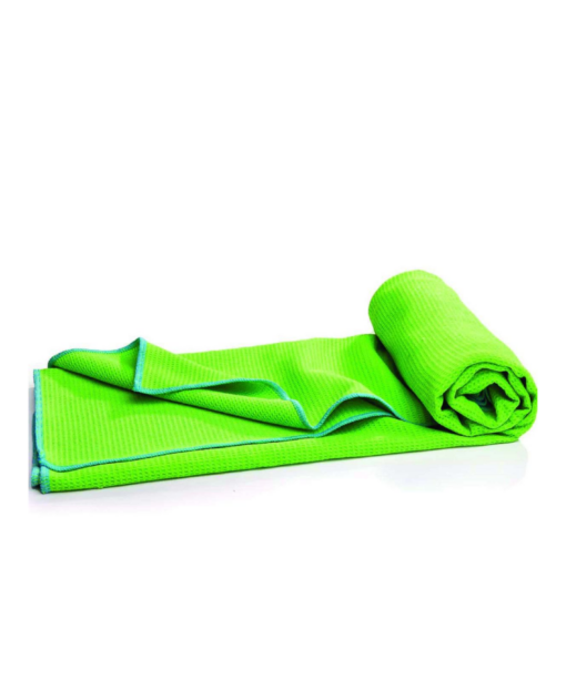 Toalla de fibra yoga 183 x 63 cm (VERDE)