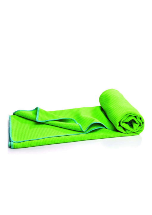 Toalla de fibra yoga 183 x 63 cm (VERDE)