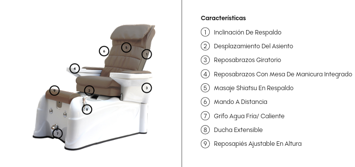 CARACTERÍSTICAS SILLON EASE