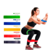 Set 5 bandas elásticas de varias resistencias para entrenamiento de fuerza